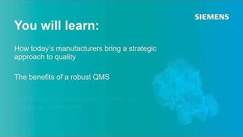 The advantages of a closed-loop quality system for discrete manufacturers