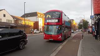 Yesterday's last Service | EZ17 LJ75VZV on route 349 towards Enfield Bus Garage