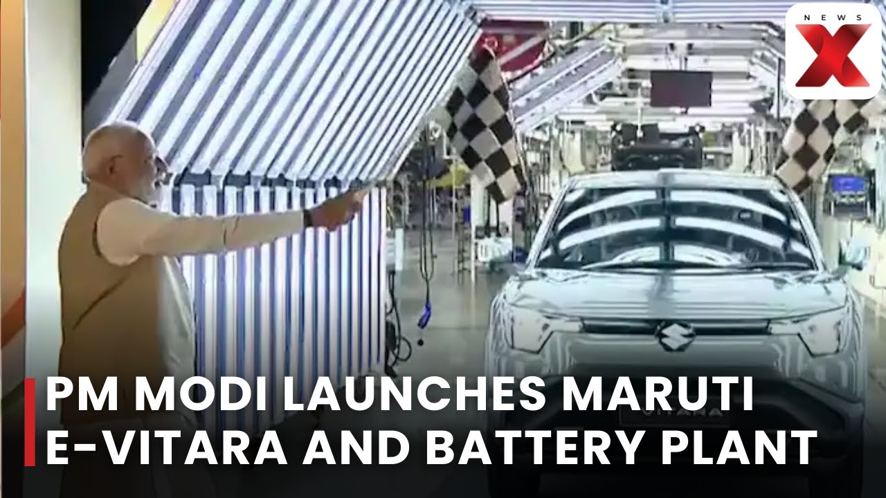 PM Modi Flags Off Maruti Suzuki e-Vitara, Strengthens India’s EV Hub Status