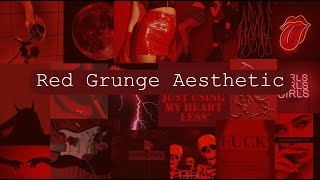 Full Red Grunge Aesthetic Background Update