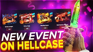 I FARMED THE NEW EVENT CASES ON HELLCASE!? (Hellcase Promo Code 2023)
