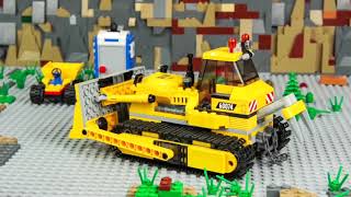 İnşaat Blokları Araçlarla Stop Motion Film