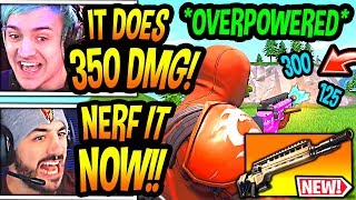 STREAMERS *FIRST KILLS* WITH NEW *LEGENDARY* INFANTRY RIFLE! (OVERPOWERED!) Fortnite FUNNY Moments
