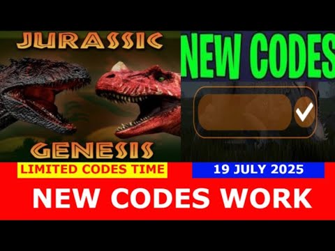 *NEW CODES* [UPDATE 5 + CERA!] JURASSIC GENESIS ROBLOX | LIMITED CODES ...