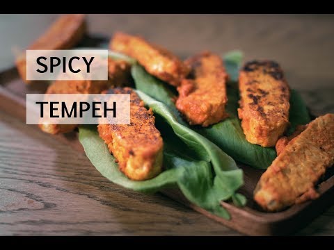 Delicious Spicy Marinated Tempeh | Vegan Fitness Recipe