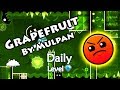 Geometry dash  grapefruit by mulpan  daily level 160 all coins