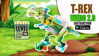 T-REX Dinosaur Lego Wedo 2.0 instruction | Лего инструкция Wedo 2.0 динозавр Тирекс