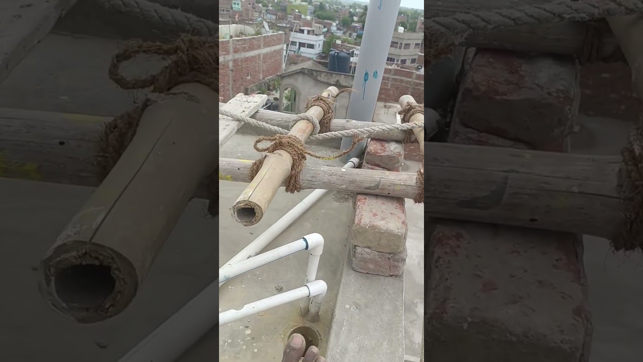 Khatarnak jhula bhara se painting work 5 manjil ka #viral #viralvideo #shorts#youtubeshorts #youtube