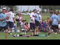 Austin Doublewide's Kurt Gibson semifinal end zone stand