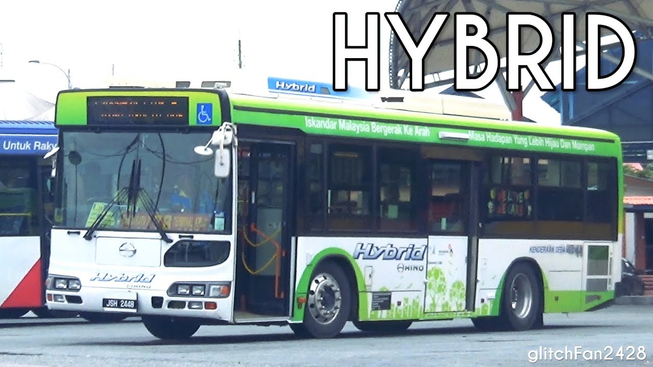 HISB] JSH 2448 on Service 7B - Hino HU8J Blue Ribbon Hybrid in