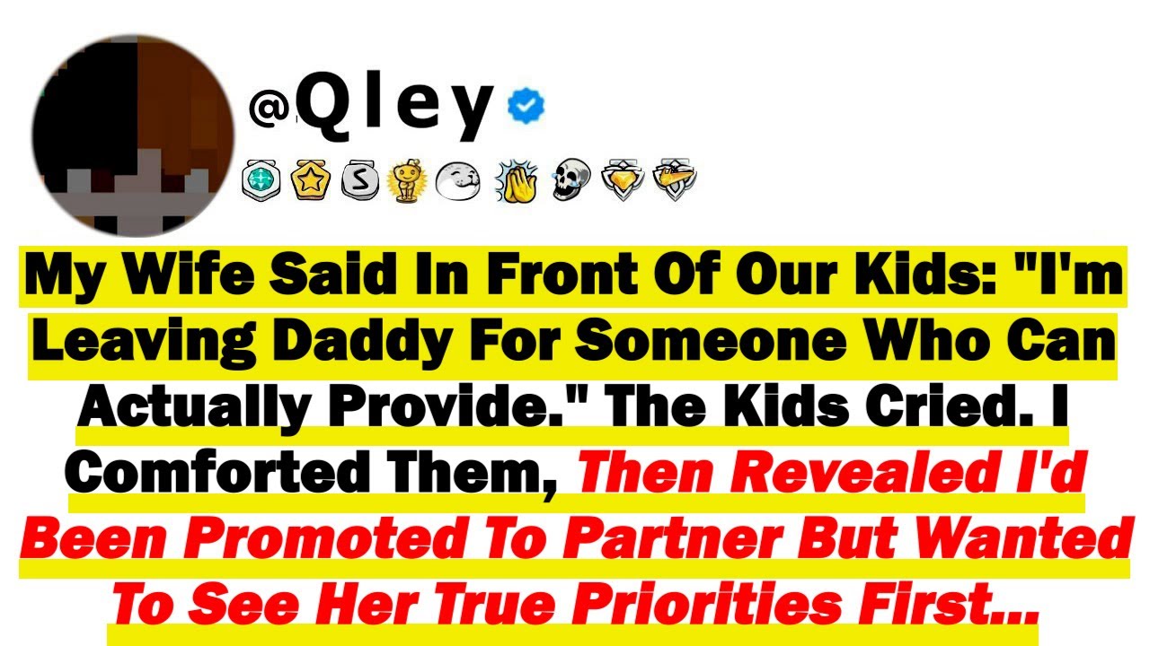 Моя жена сказала в присутствии наших детей: «Я ухожу от папы к тому, кто действительно сможет мен...