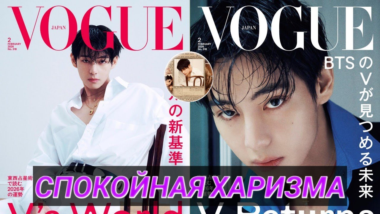 V (BTS) — Спокойная харизма, которая меняет всё | Kim Taehyung для Vogue Japan