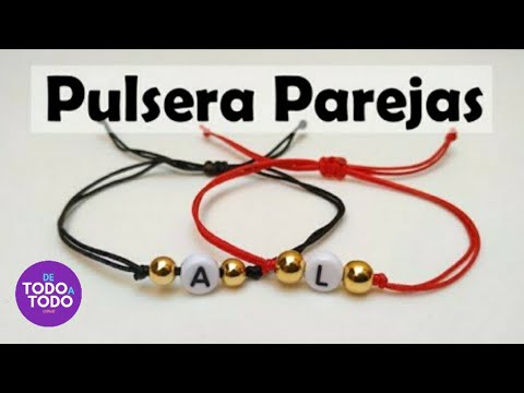 Envío Granjero Soportar 💜Pulsera de Hilo para PAREJAS FACIL y sencilla. 😮TRUCO para pasar piedras  o abalorios. - YouTube