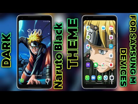 Naruto Black Theme For Samsung M Devices