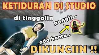 PRANK KUNCIIN CENTIL DI STUDIO SENDIRIAN , KARENA KET1DUR4N WKWK