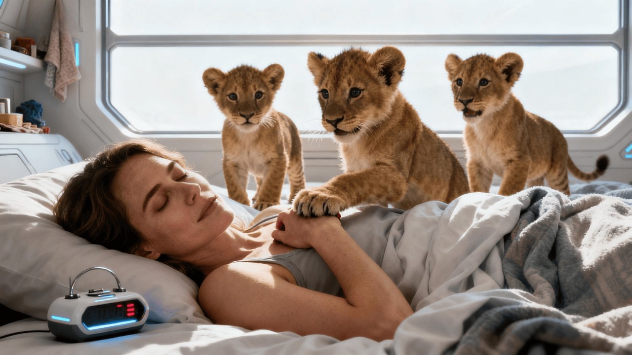 Она пропустила утренний будильник — волчата разбудили её лапой на плече | История HFY