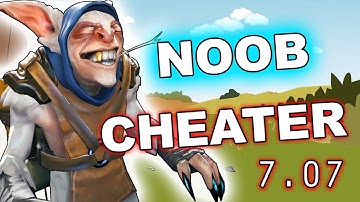 Dota 2 NOOB CHEATER - Meepo with Auto-Poof!