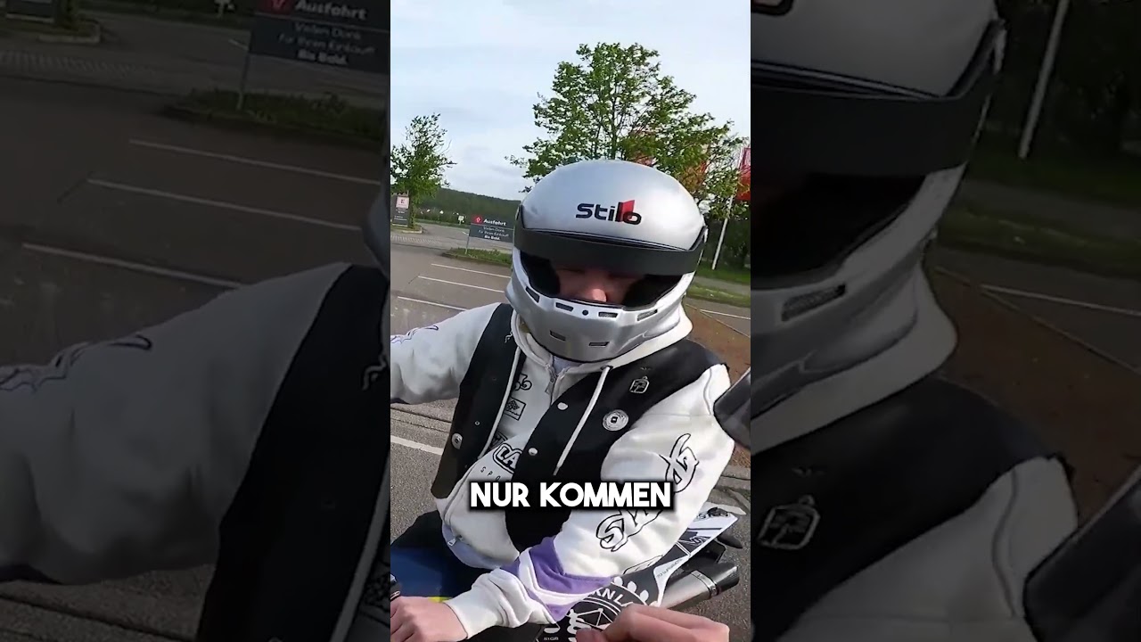 Immer einen Helm tragen!😎