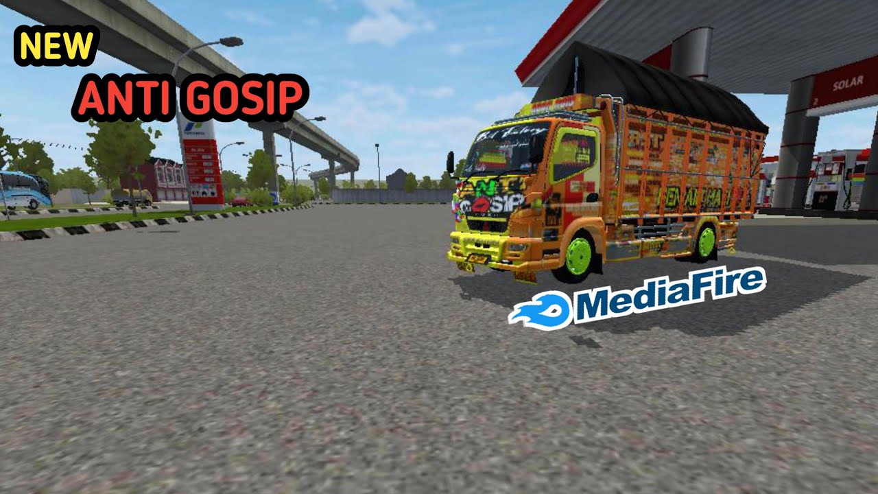 MOD BUSSID TERBARU TRUK  CANTER NEW ANTI  GOSIP  2021  YouTube