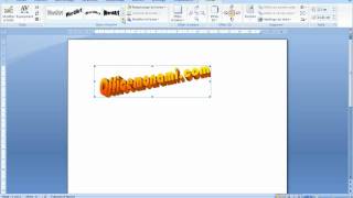 Utiliser les Wordart sur Word 2007