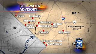 Boil water advisory remains in effect for much of Prince George's County