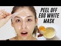 Peel Off Egg White Mask | TINA TRIES IT