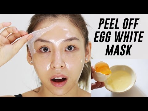 Egg white blackhead peel off mask