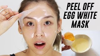 Peel Off Egg White Mask | TINA TRIES IT