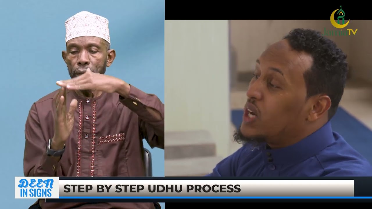 Step By Step Udhu Process { How to Perform Abolution} | Deen In Signs | JamiaTv Kenya