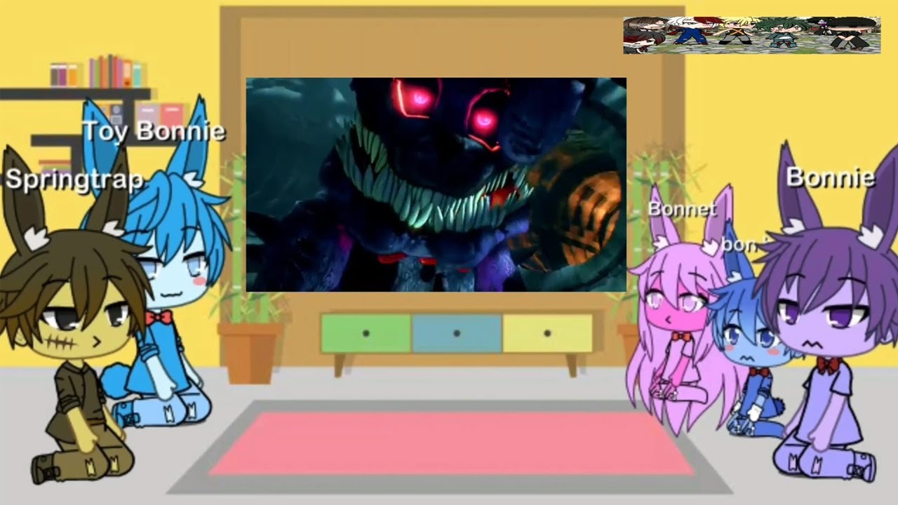 Bonnies reacts to Every bonnie in a nutshell ! Gacha Life FNaF - YouTube