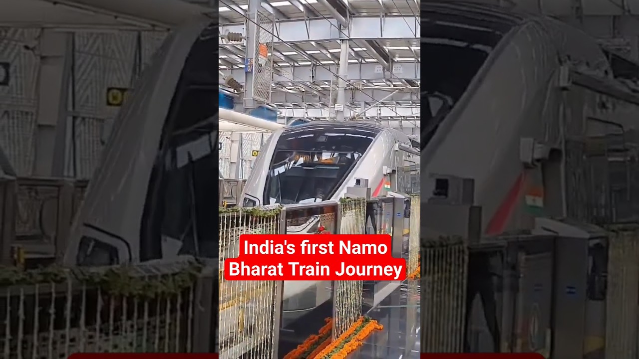 India's first Namo Bharat Train Journey 