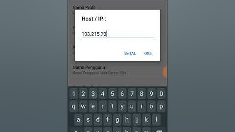 Cara menambahkan akun ssh kedalam config di kpn tunnel