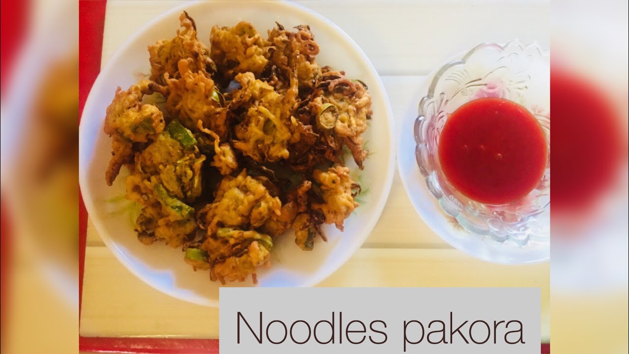 Noodles Pakora Recipe Quick and Easy Magi pakorda By HomecookingAk