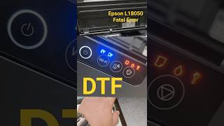 Epson L18050 DTF All Lights Blinking Error