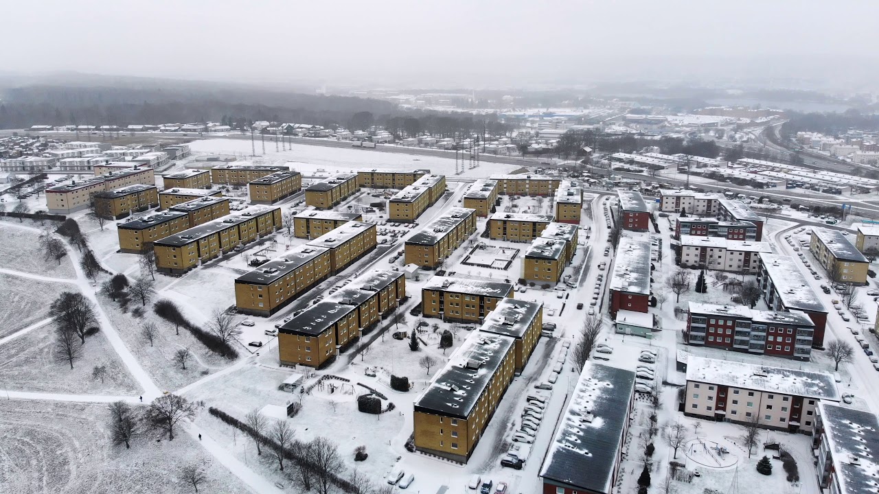 Ekhagen Jönköping Sweden Ariel shot