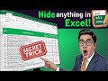 4/100 Trick Series: How to hide Zero and Any Value in Excel | Secret Excel Trick