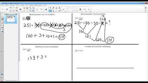 Algorithmes de soustraction