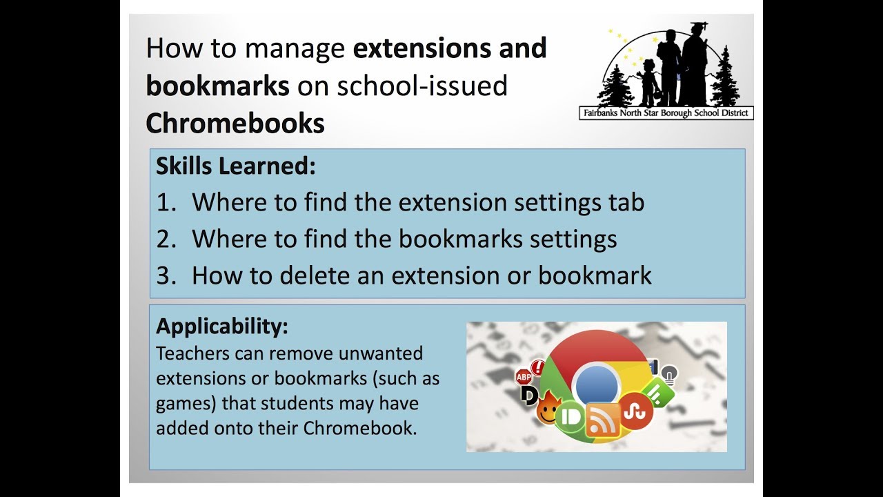 How to manage extensions and bookmarks on Google Chrome. - YouTube