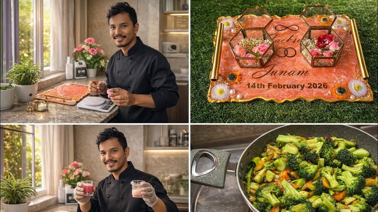 Resin Engagement ring 💍Plat Norok Chini Oro Order khwlaimano🎉