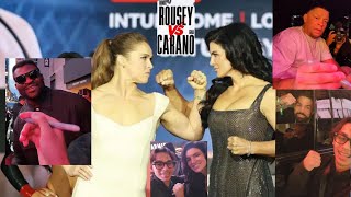 MEETING MMA LEGENDS AT THE FIRST EVER MVP MMA PRESS CONFERENCE!!! ( Rousey vs. Carano fight card!)
