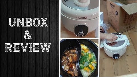 Unbox Và Review Nồi Lẩu Áp Suất Masuto Lòng Nồi 2 Ngăn Sau 1 Tháng Sử Dụng.