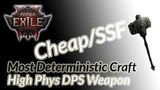 [POE2] Cheapest/SSF High Phys DPS Weapon Craft (only maces tho) – even better (relatively) in 0.5!