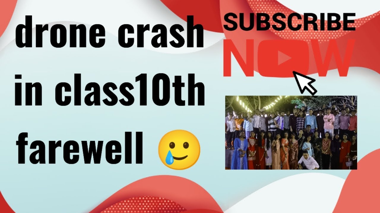 Farewell party mahade drone crashh Jhala 🥲.