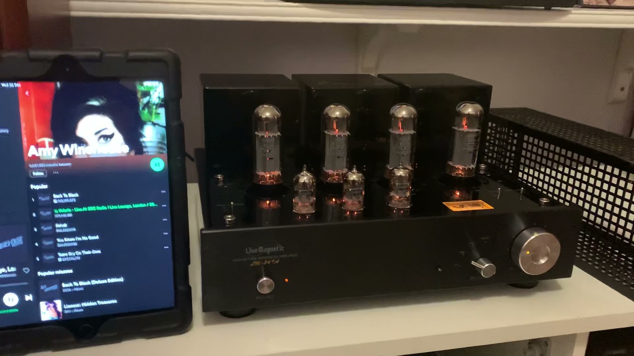 Magnetic LM-34IA Integrated Amplifier test sound - YouTube
