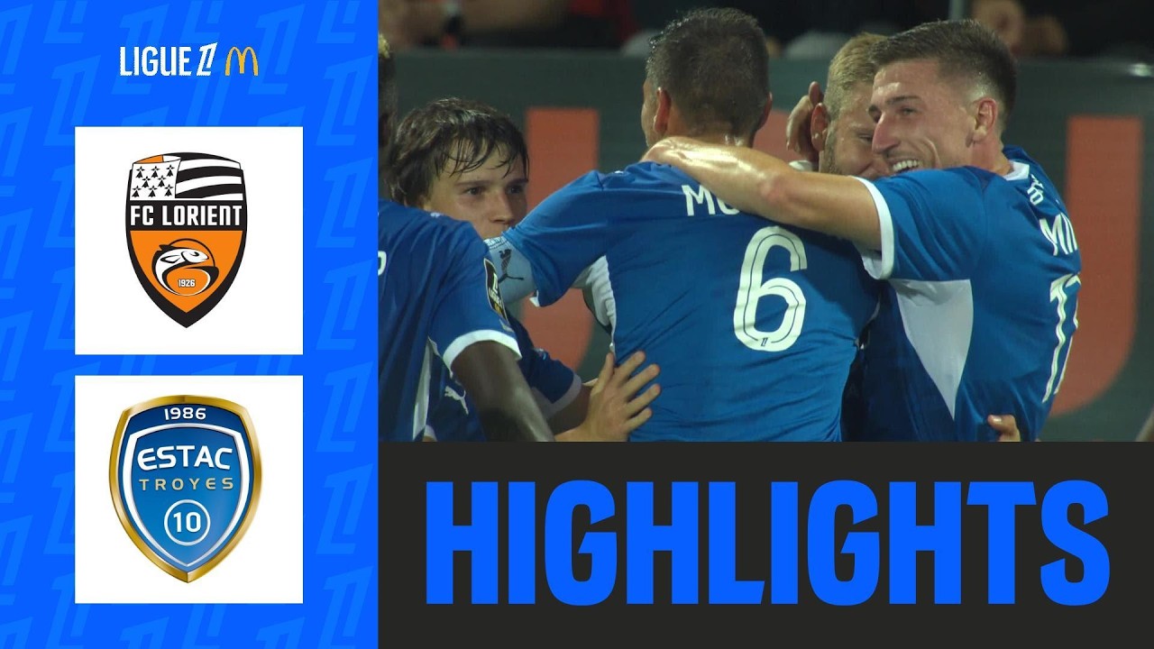 [프랑스 리그 1 맥도날드] FC 로리앙 1 : 2 ESTAC 트루아 경기 결과·하이라이트