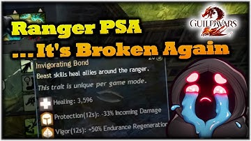 Ranger PSA ... This Trait is broken again - Turn off autocast - Nov 10th Guild Wars 2 News
