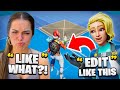 I TAUGHT MY GIRLFRIEND HOW TO EDIT FAST In Fortnite...