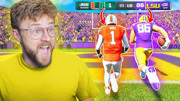 CFB Jersey Number = Points Per Touchdown