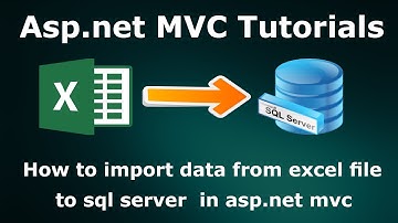 How to import data from excel file to sql server database in asp.net mvc