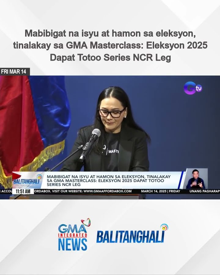 Mabibigat na isyu at hamon sa eleksyon, tinalakay sa GMA Masterclass - Eleksyon... | Balitanghali